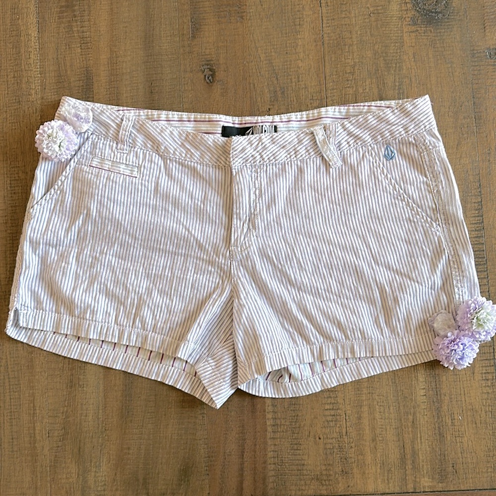 Volcom striped shorts Size 11